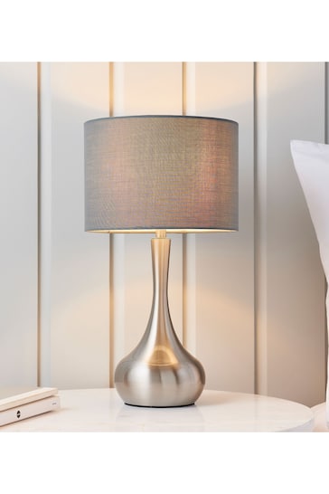 Gallery Home Silver Ambiance Table Lamp