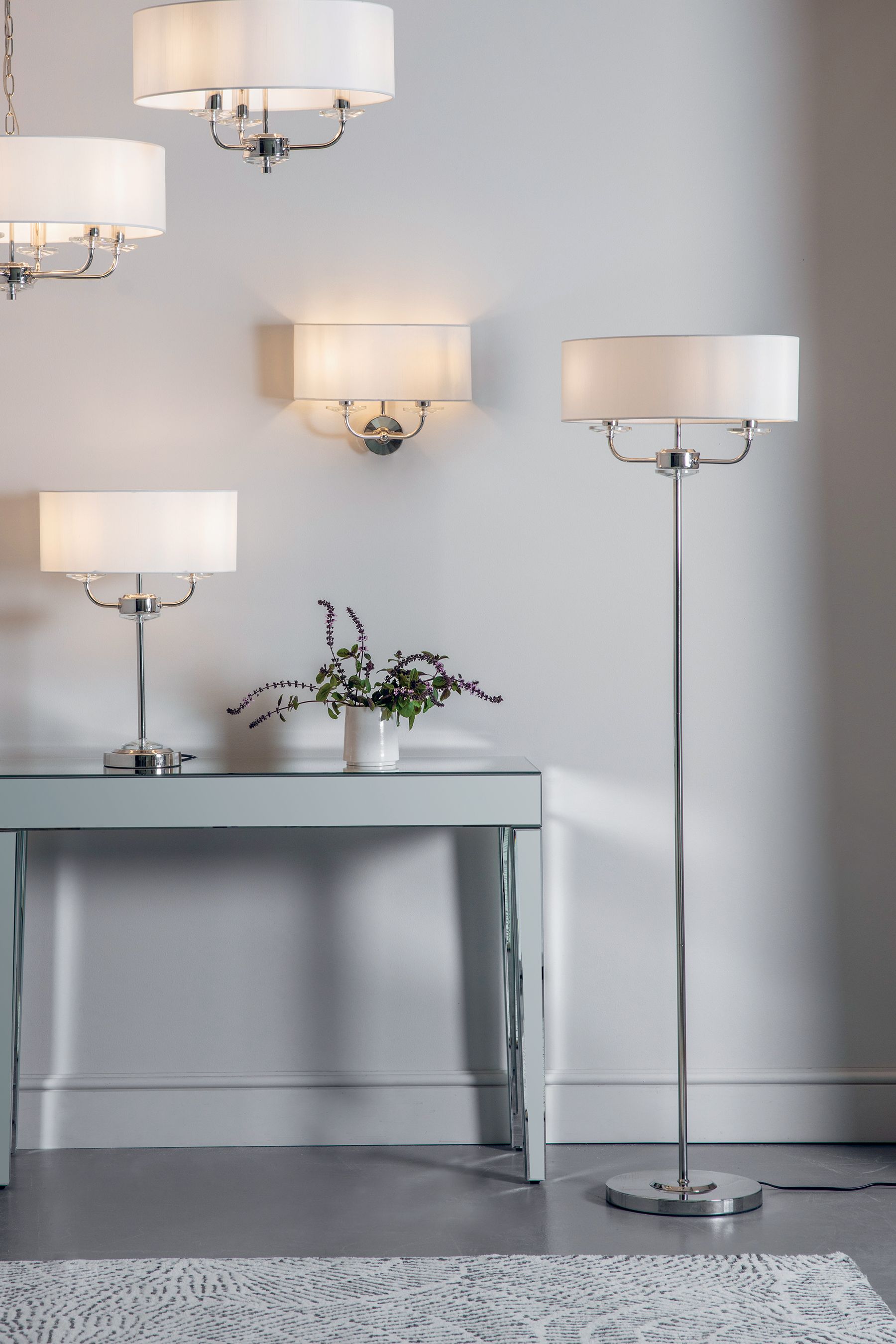 Matching floor lamp and ceiling light discount