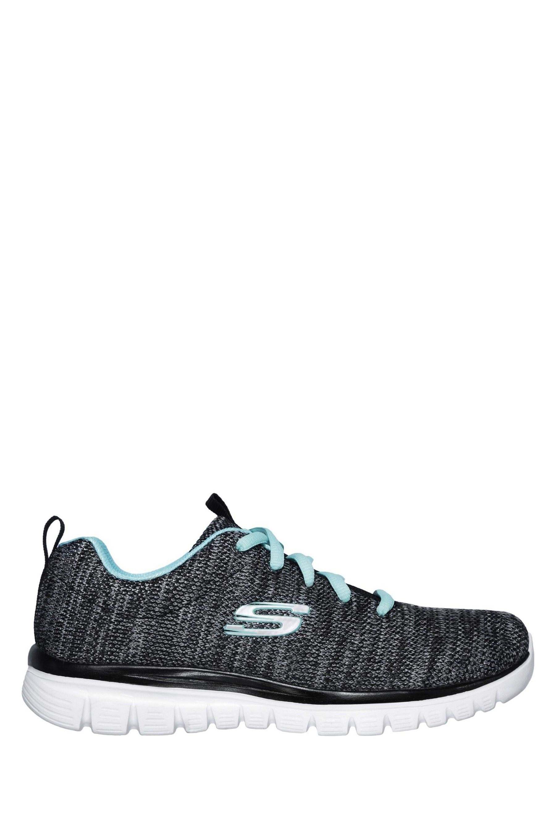 Buy Skechers Black Graceful Twisted Fortune Shoes from the Next UK