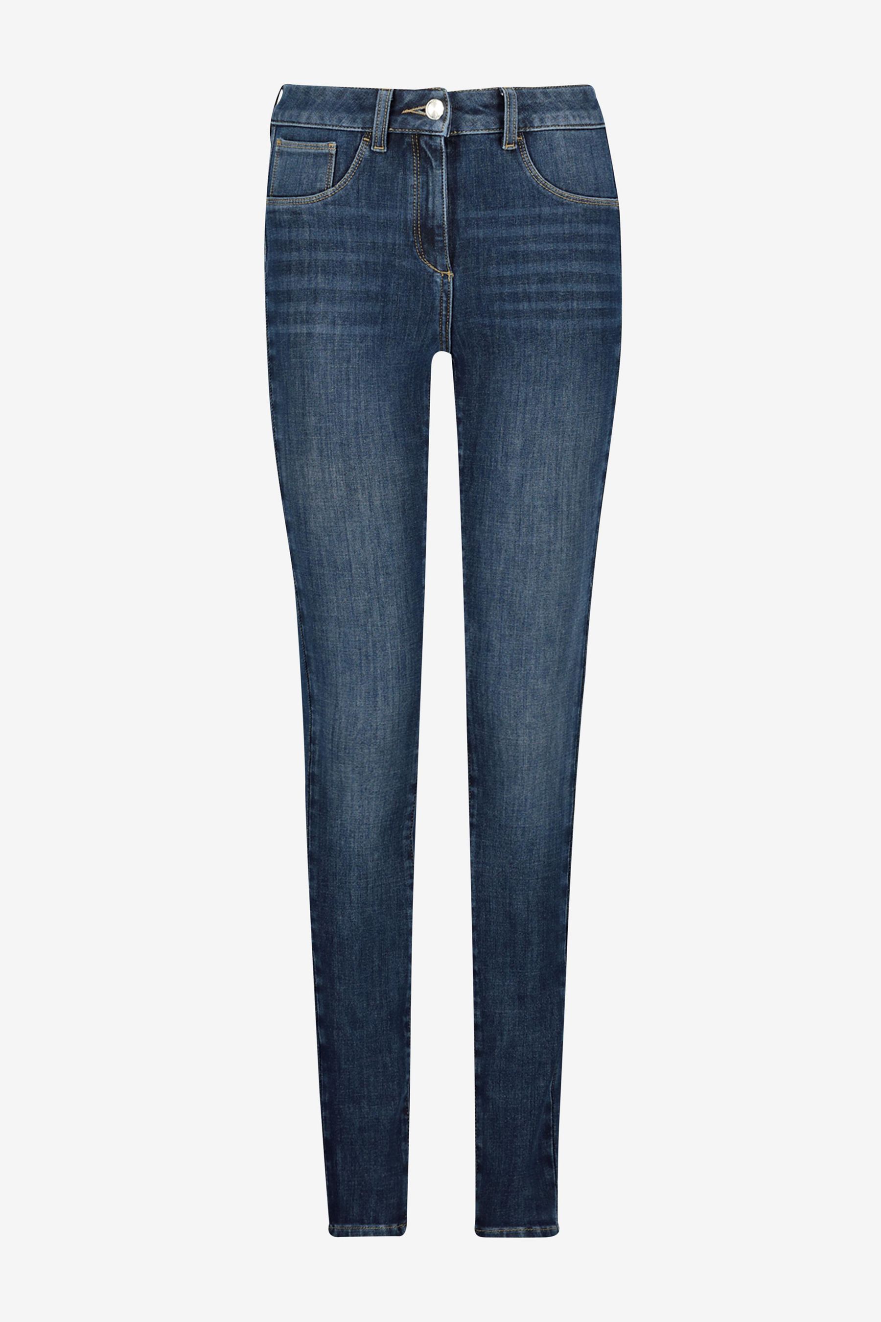 Dark Blue 360 Stretch Skinny Jeans