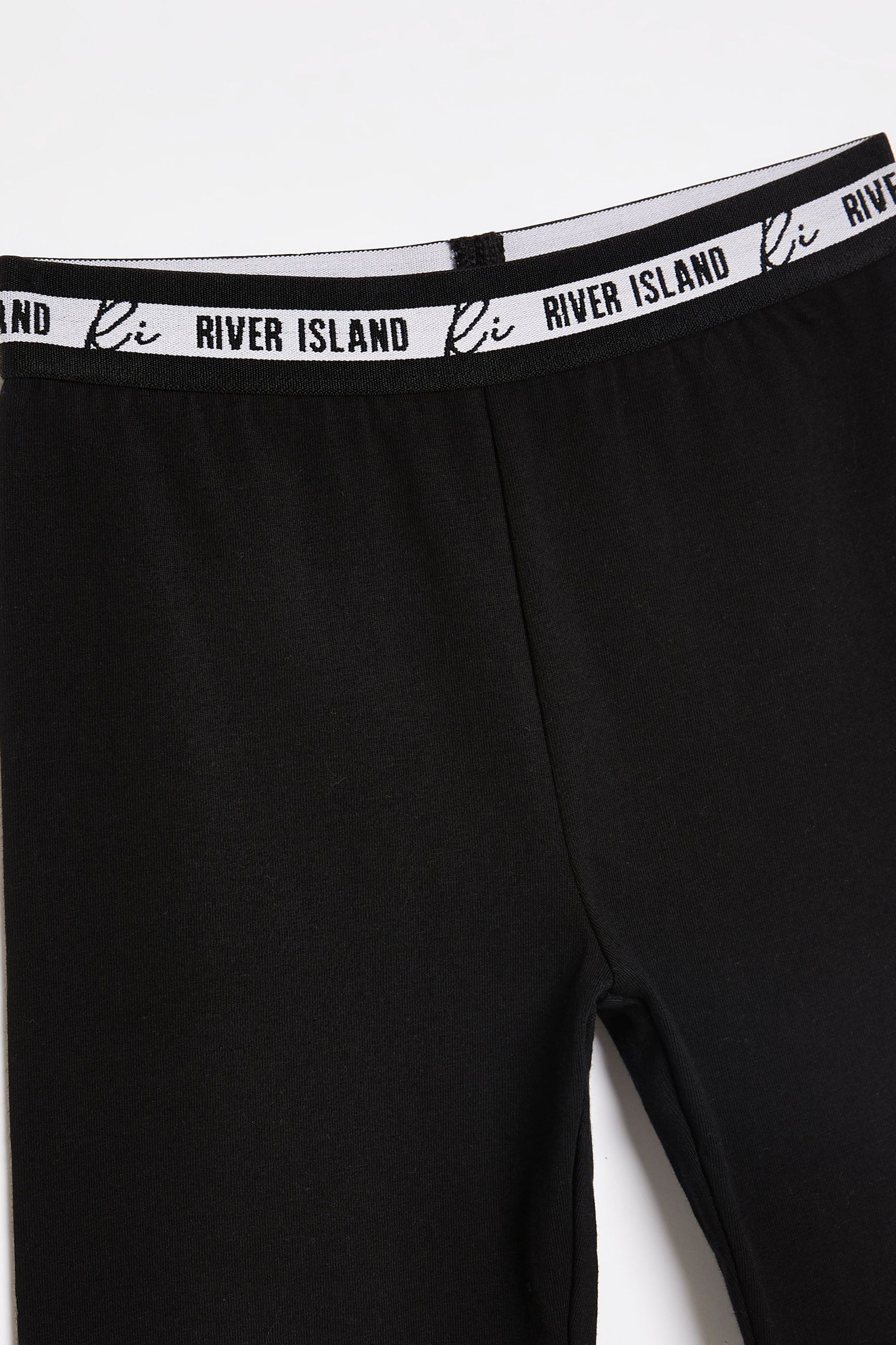 River island sales black cycling shorts