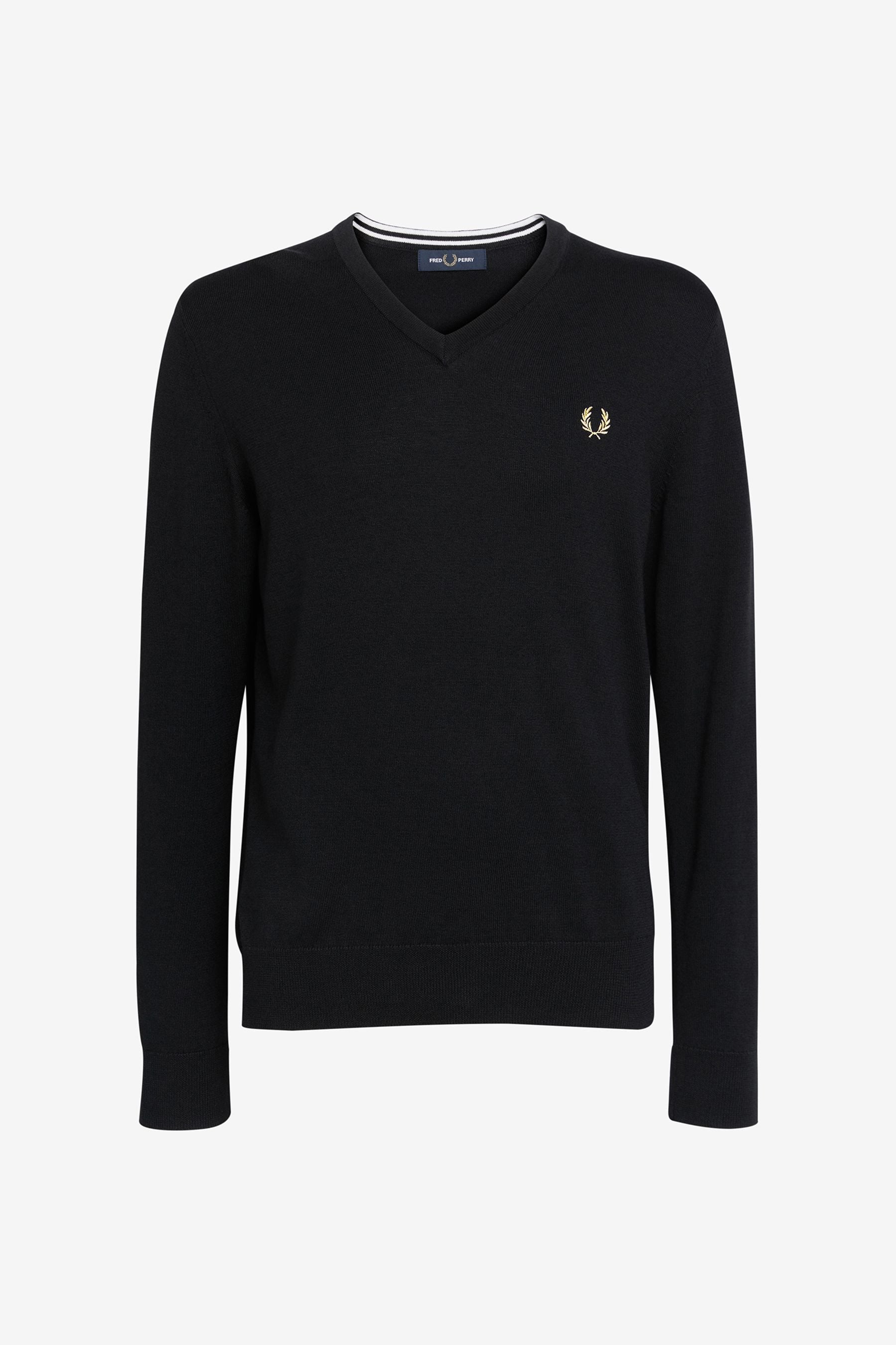 V neck fred perry cheap jumper