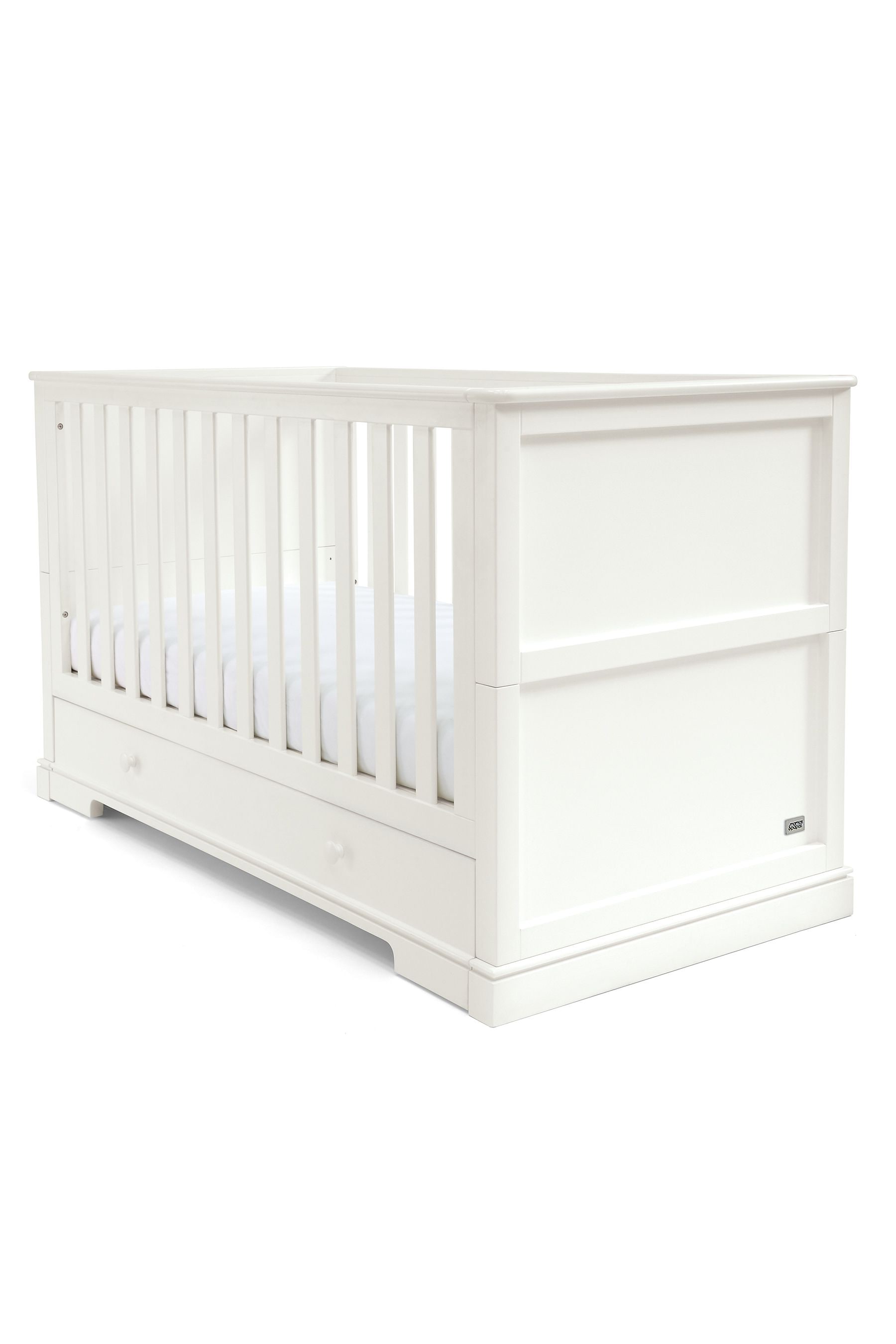 Buy Mamas Papas 3 Piece Pure White Oxford Cot Bed Range With