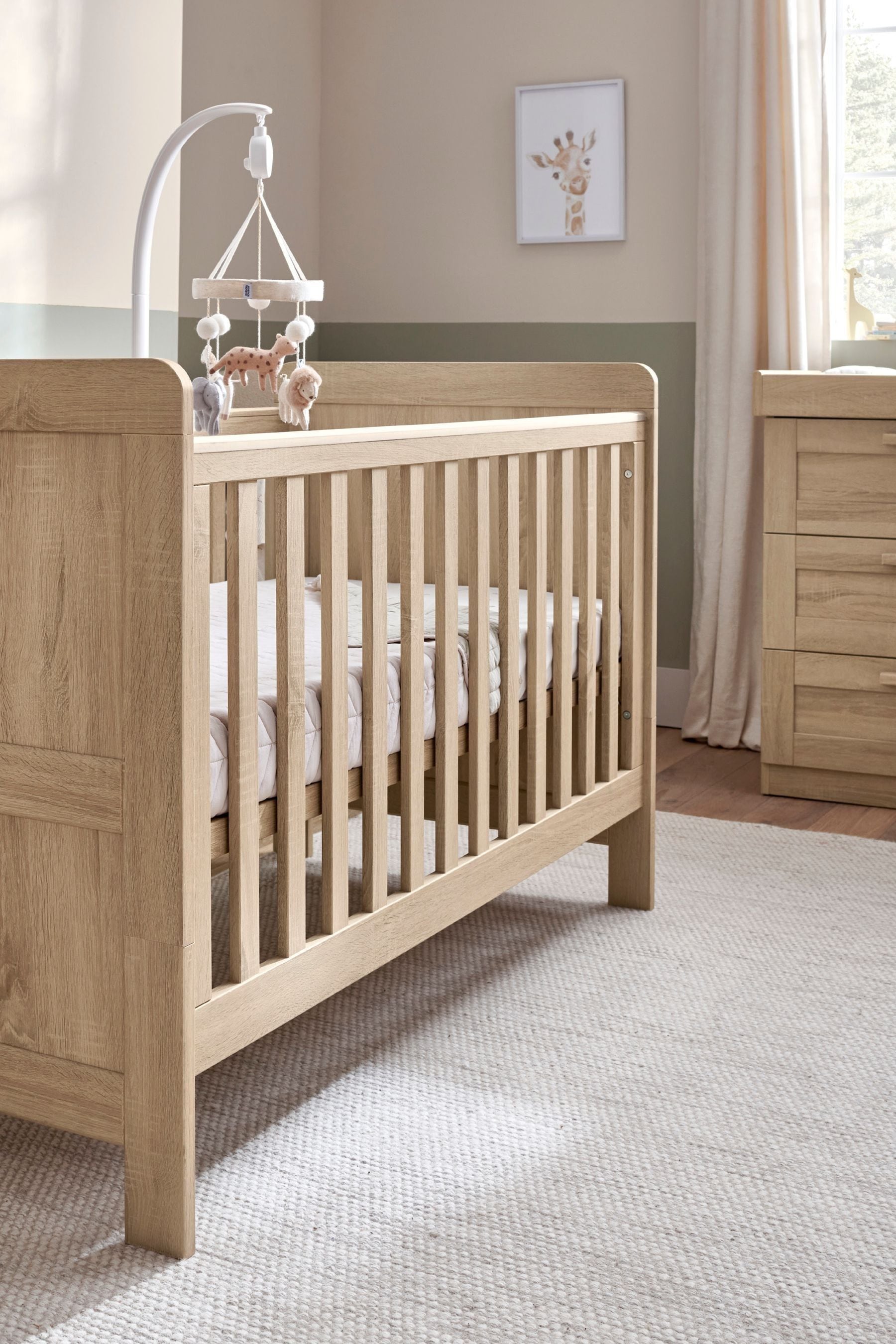 Mamas and papas atlas cot bed nimbus white hotsell