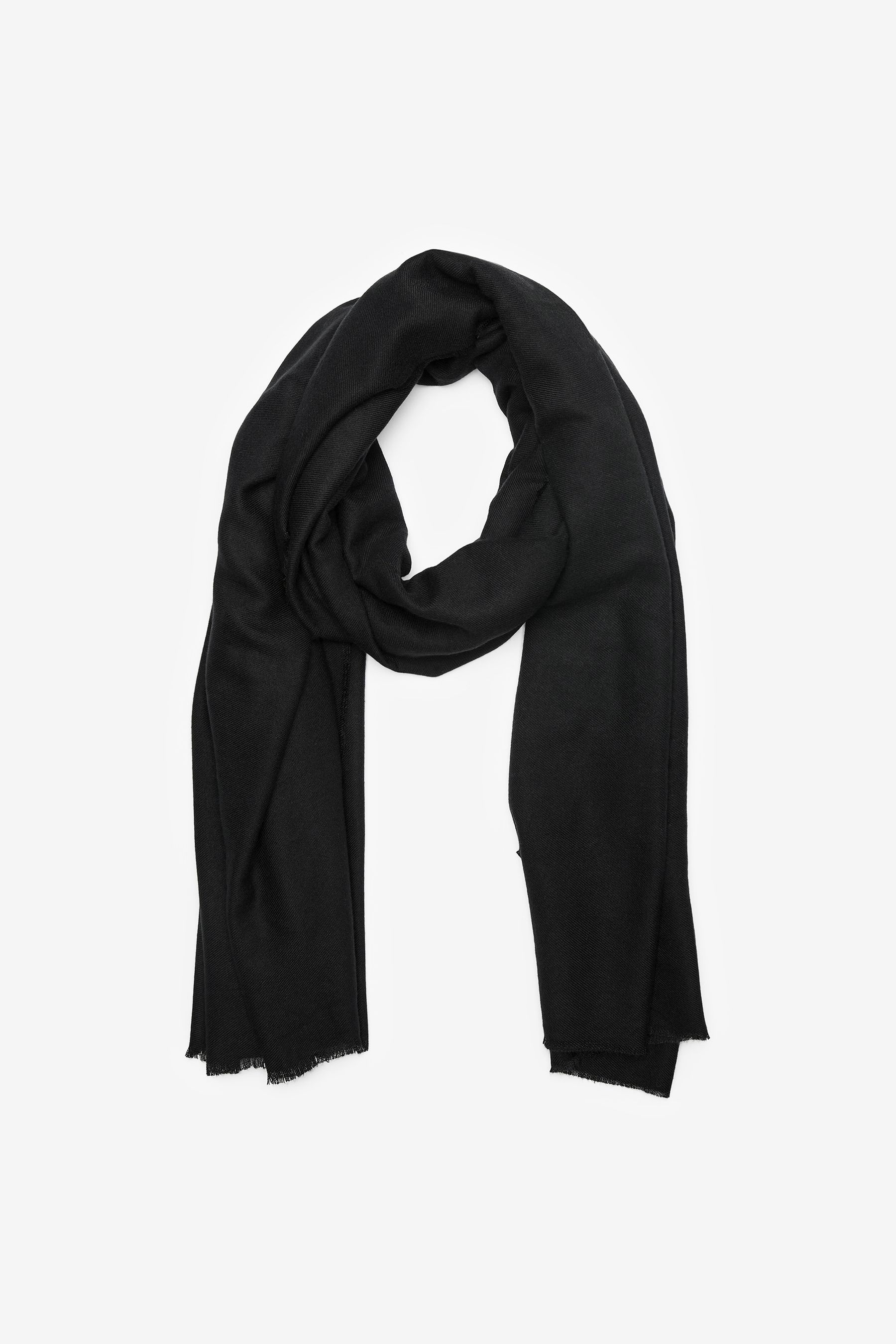 Plain black on sale scarf womens