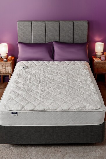 Buy Silentnight Cream Machine Washable Teddy Fleece Electric Blanket from  the Next UK online shop