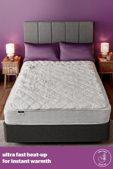 Buy Silentnight Cream Machine Washable Teddy Fleece Electric Blanket from  the Next UK online shop