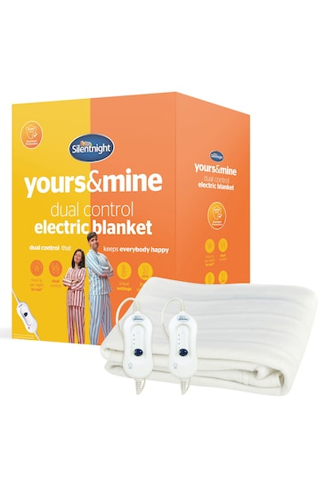 Silentnight Cream Yours & Mine Dual Control Electric Blanket