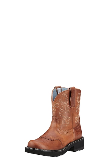 Ariat Brown Fatbaby Saddle Western Boots