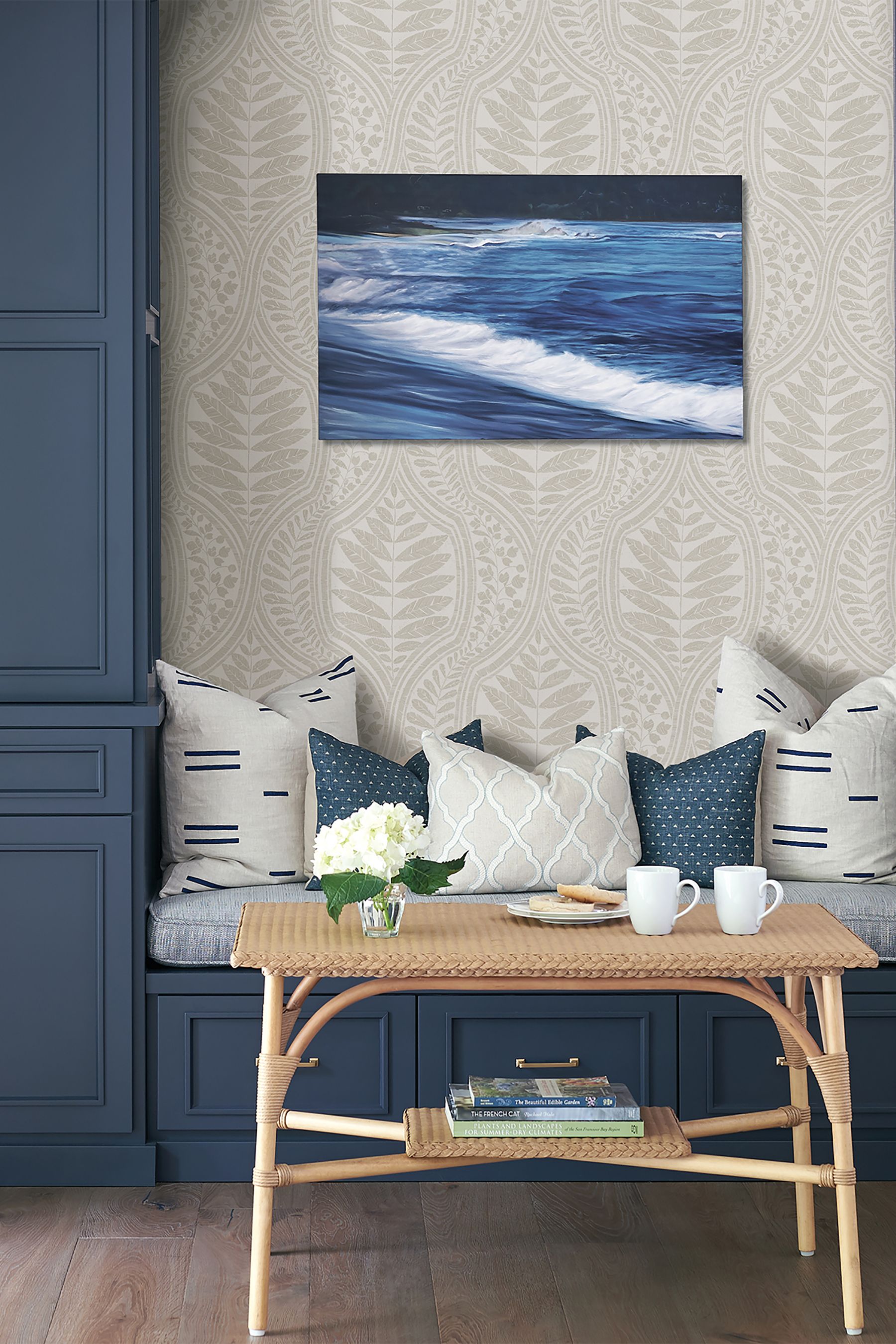 Buy Scott Living Beige Juno Wallpaper from the Next UK online shop