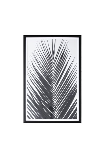 Gallery Home Gold Black Palm Framed Wall Art