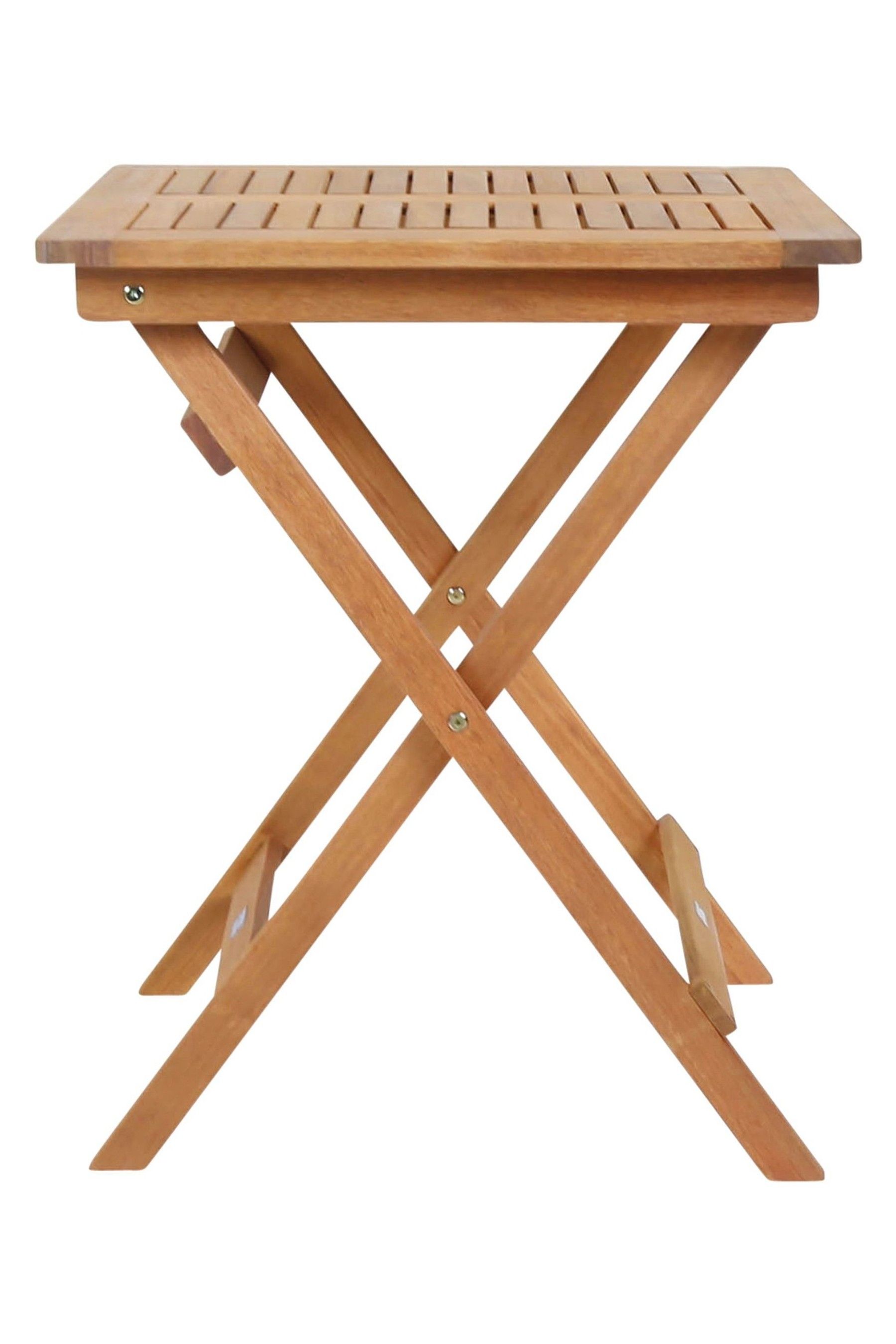 Eucalyptus folding clearance square table