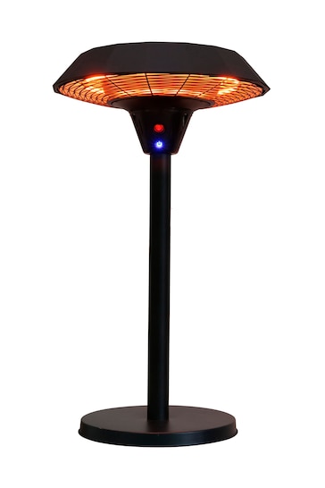 Charles Bentley Black 2000W Electric Table Top Patio Heater