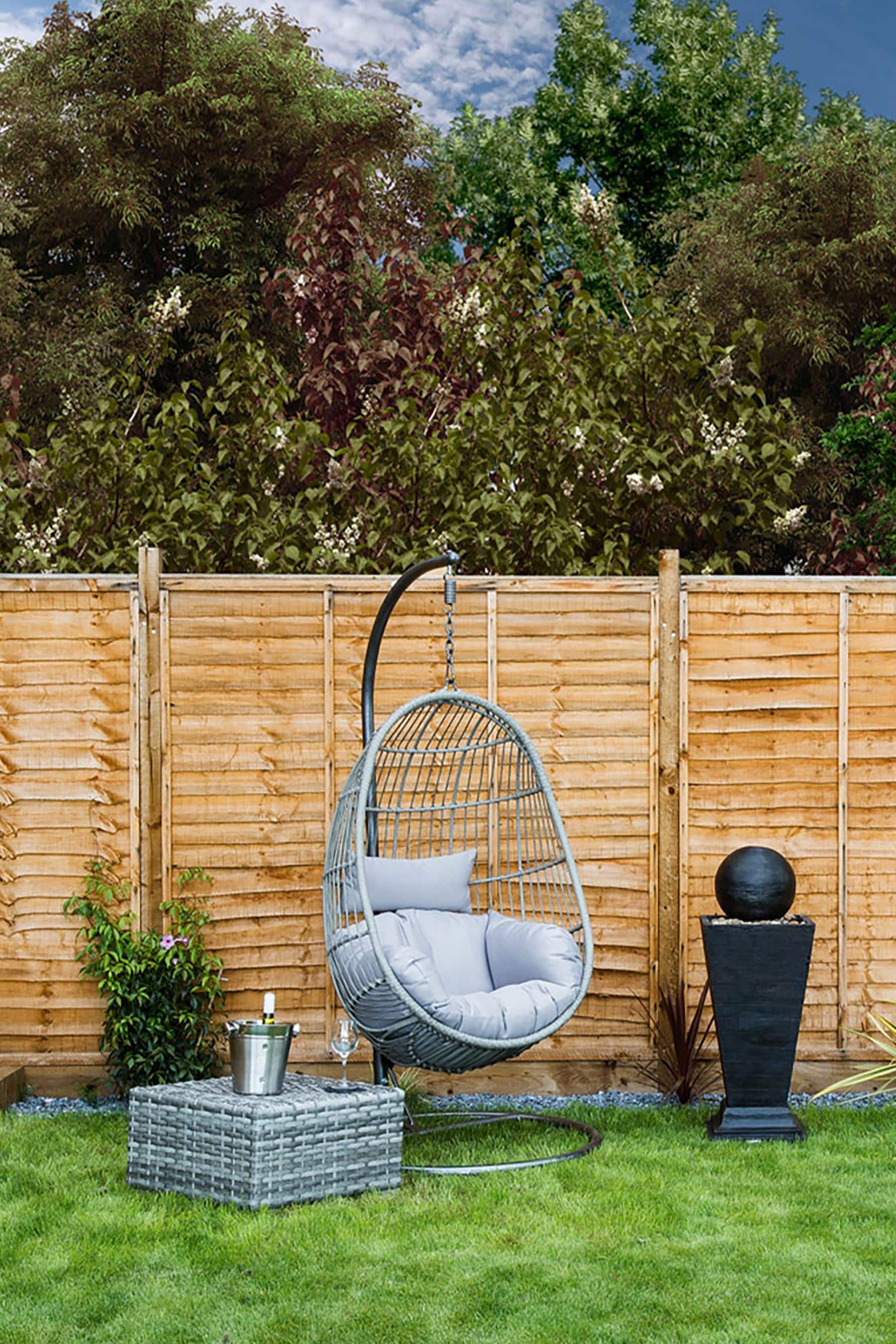 Charles bentley double rattan swing chair new arrivals