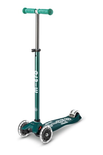 Micro Scooter Green Eco Maxi Deluxe Scooter 5-12 Years