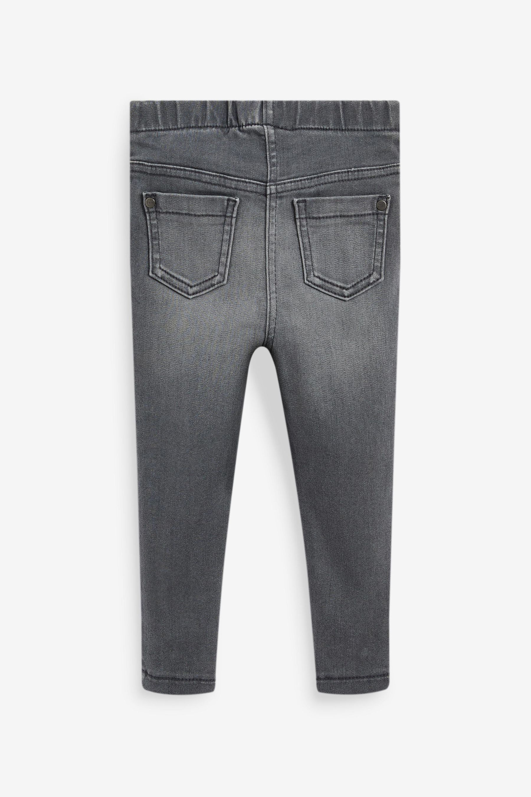 Buy Grey Denim 1 Pack Elasticated Waist Jeggings 3mths 7yrs from
