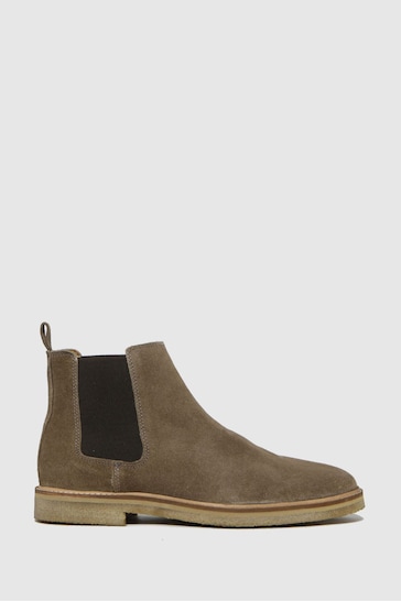Buy Schuh Natural Owen Suede Chelsea Boots from the Next UK online shop
