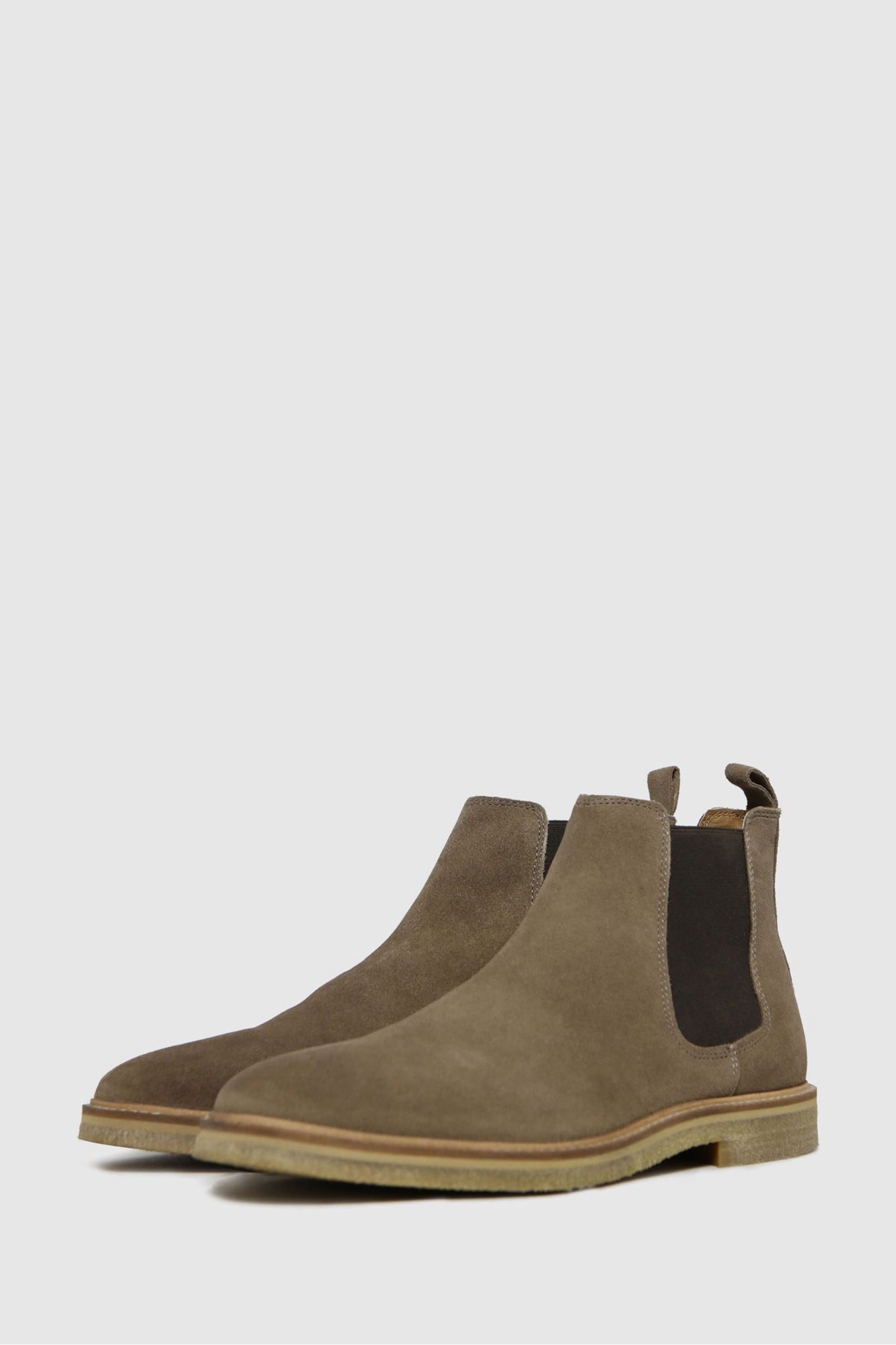 Schuh Natural Owen Suede Chelsea Boots