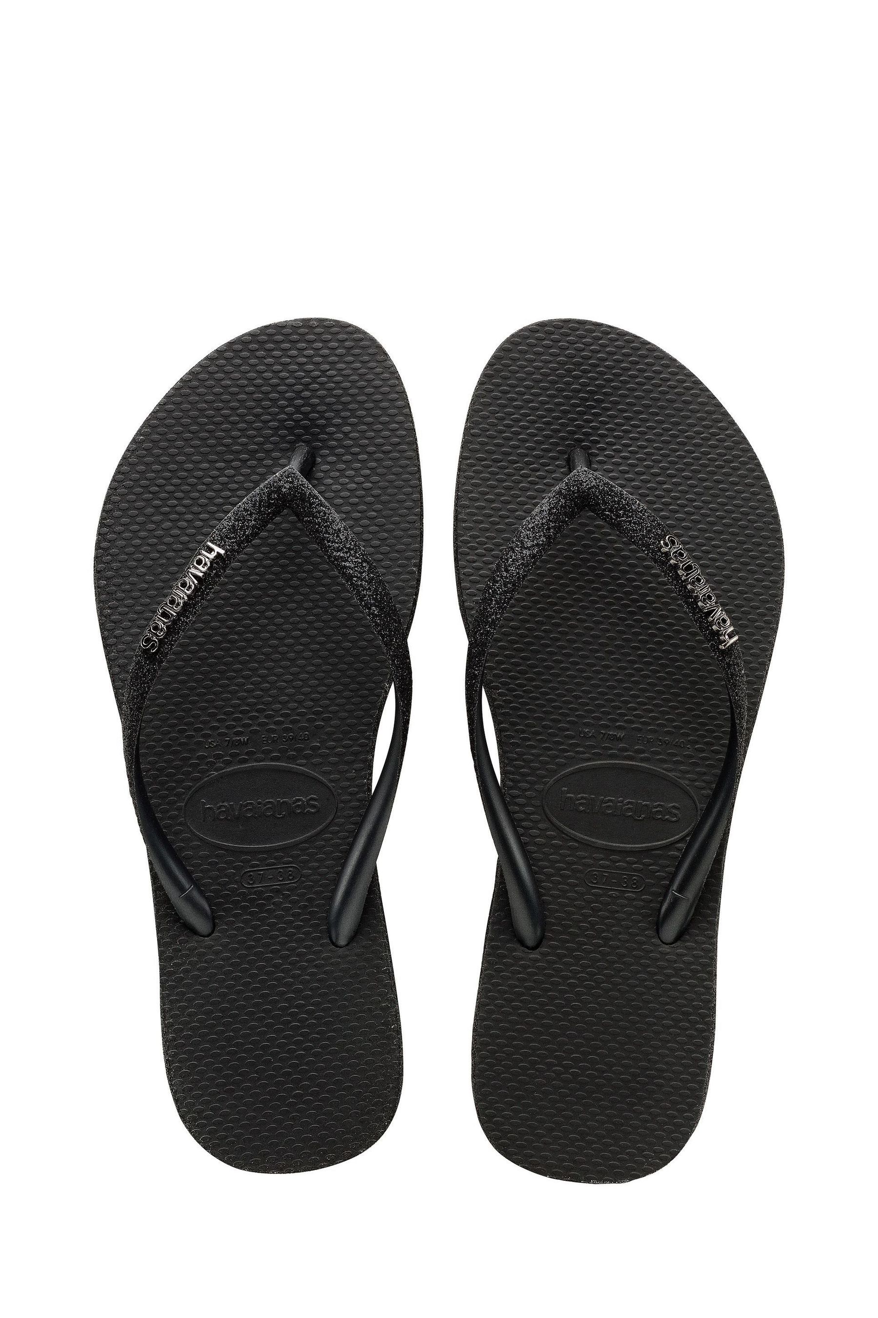 Havaianas slim online glitter black