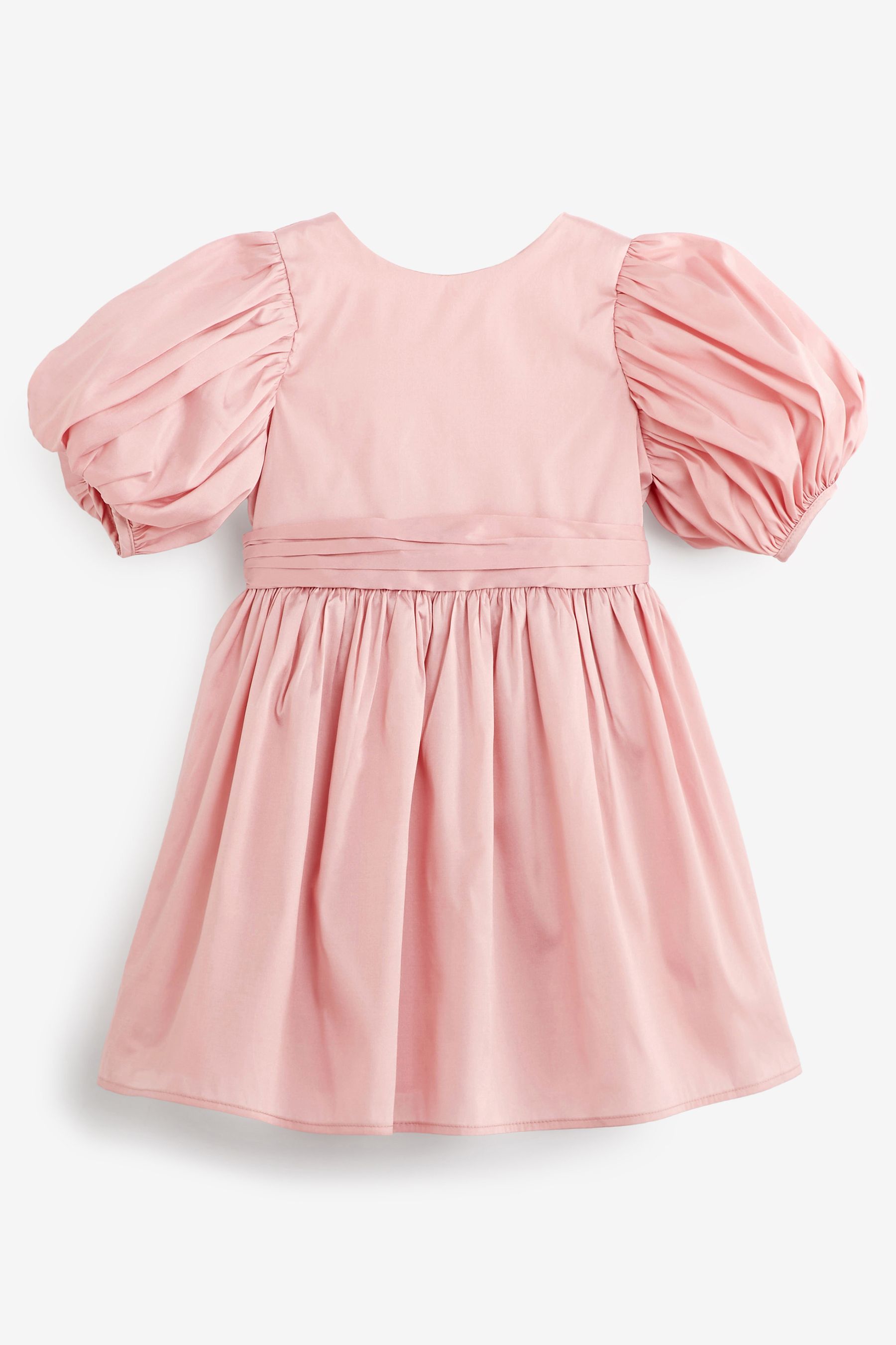 Pink taffeta bridesmaid sales dress