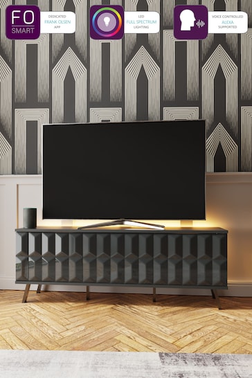Frank Olsen Grey Elevate Smart LED TV Stand