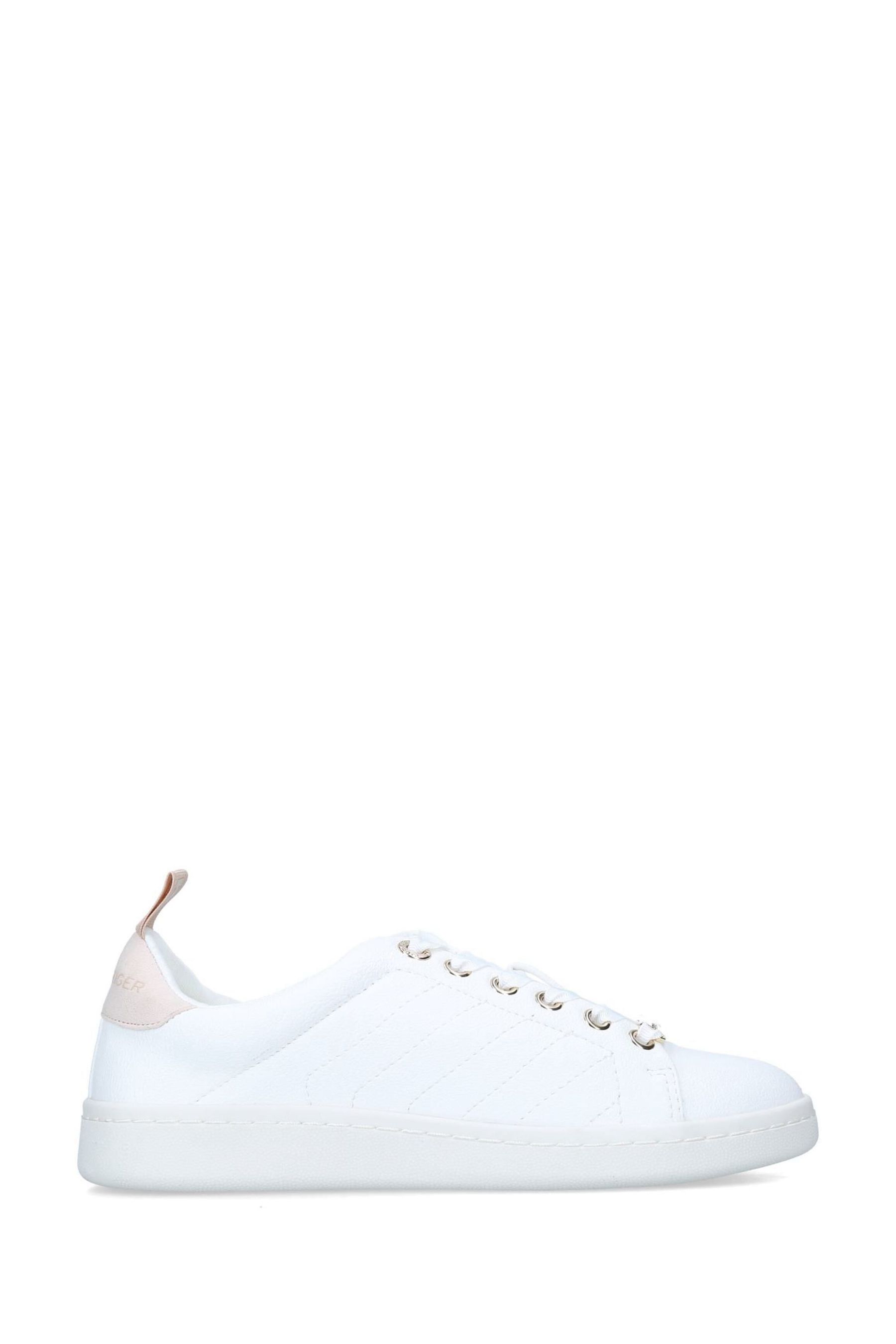 Buy KG Kurt Geiger White Vegan Liza Quilt Trainers from the Next