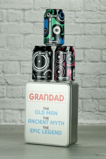 Grandad The Legend Craft Beer Gift Tin by Le Bon Vin