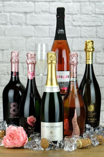 Sparkling Wine Celebration Mixed Case of 6 Bottles by Le Bon Vin