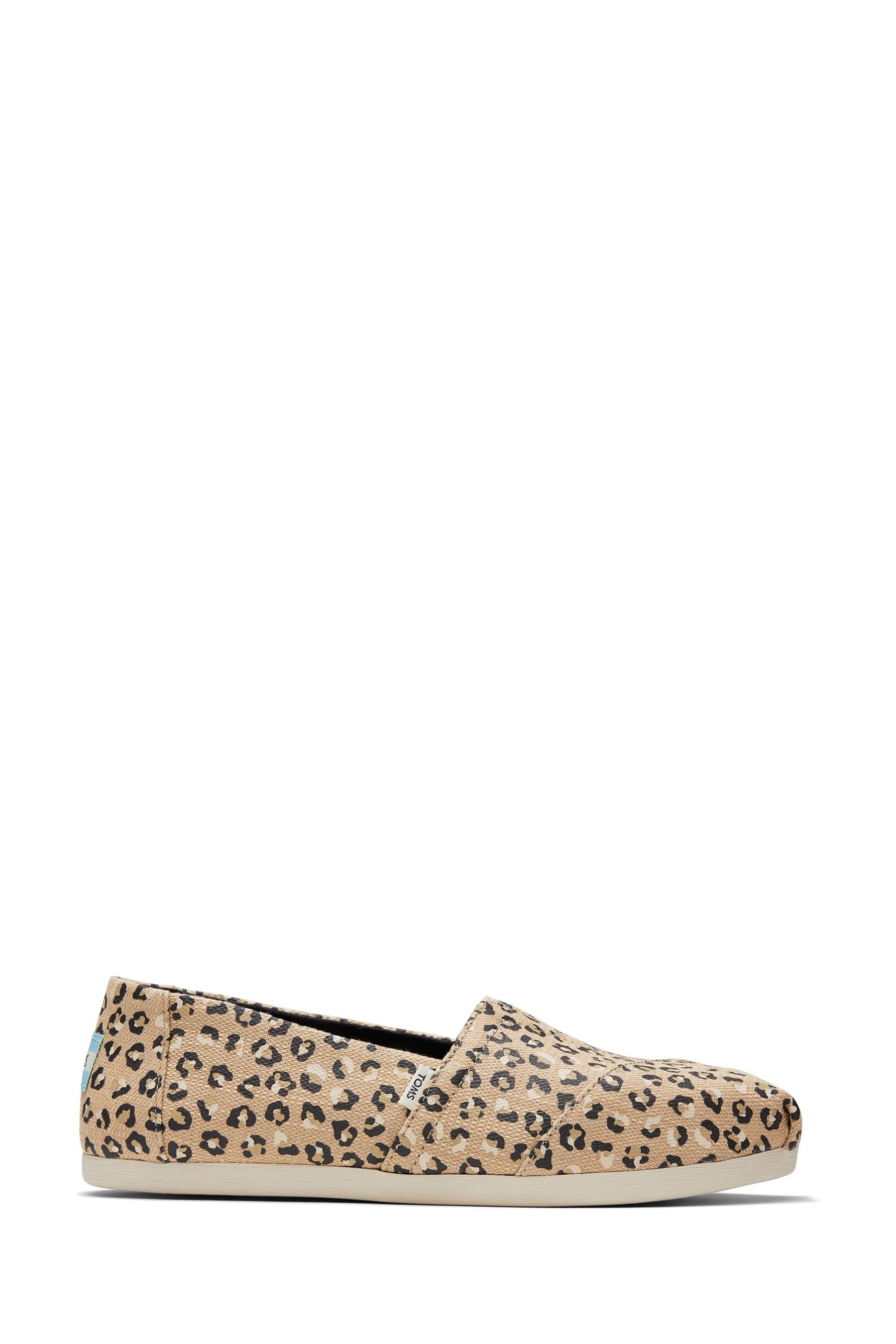 Buy TOMS Cream Alpargata Textured Cheetah Shoes from the Next UK online shop