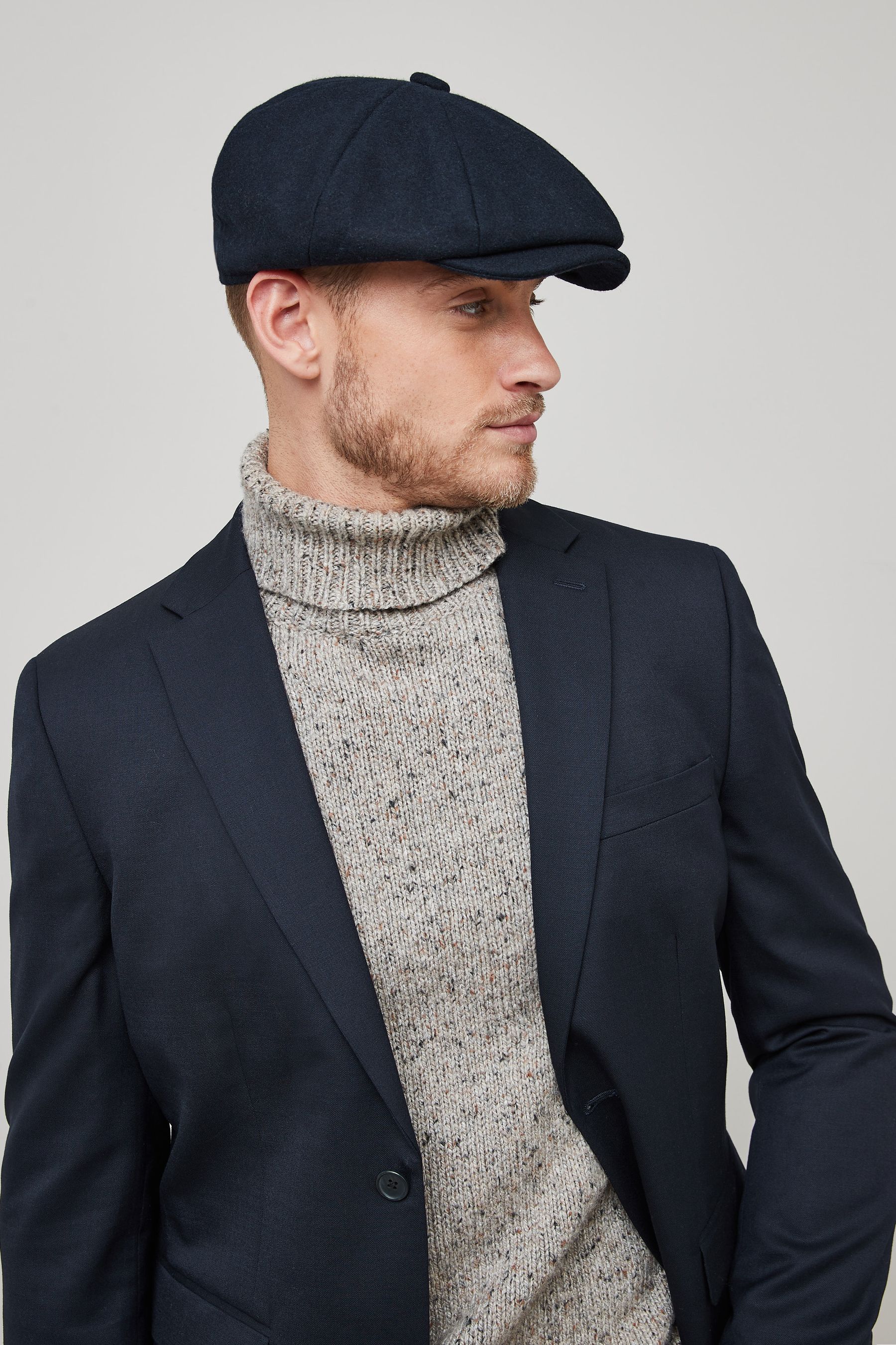 Buy Navy Christys London Baker Boy Hat from the Next UK online shop