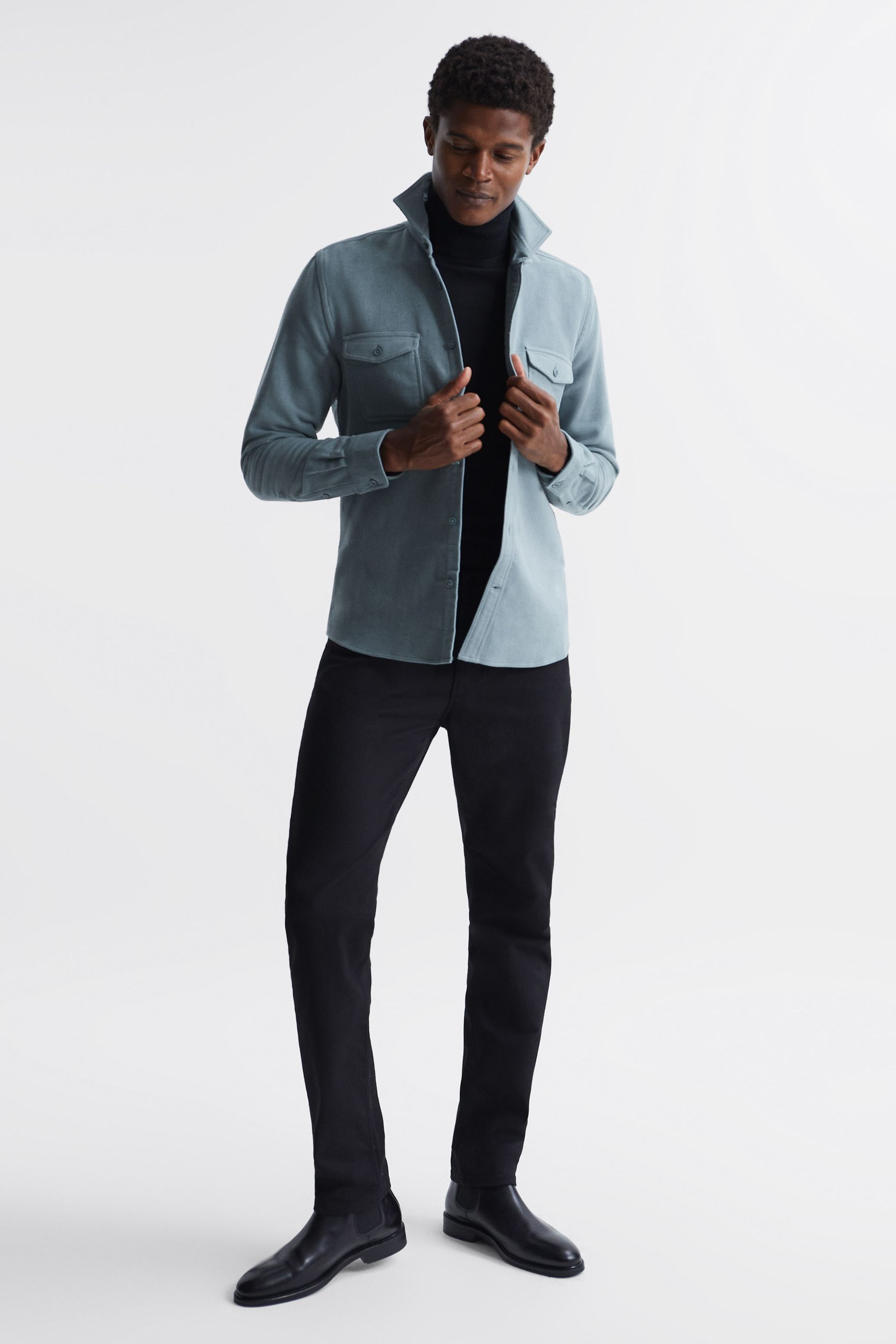 Reiss duck egg coat sale
