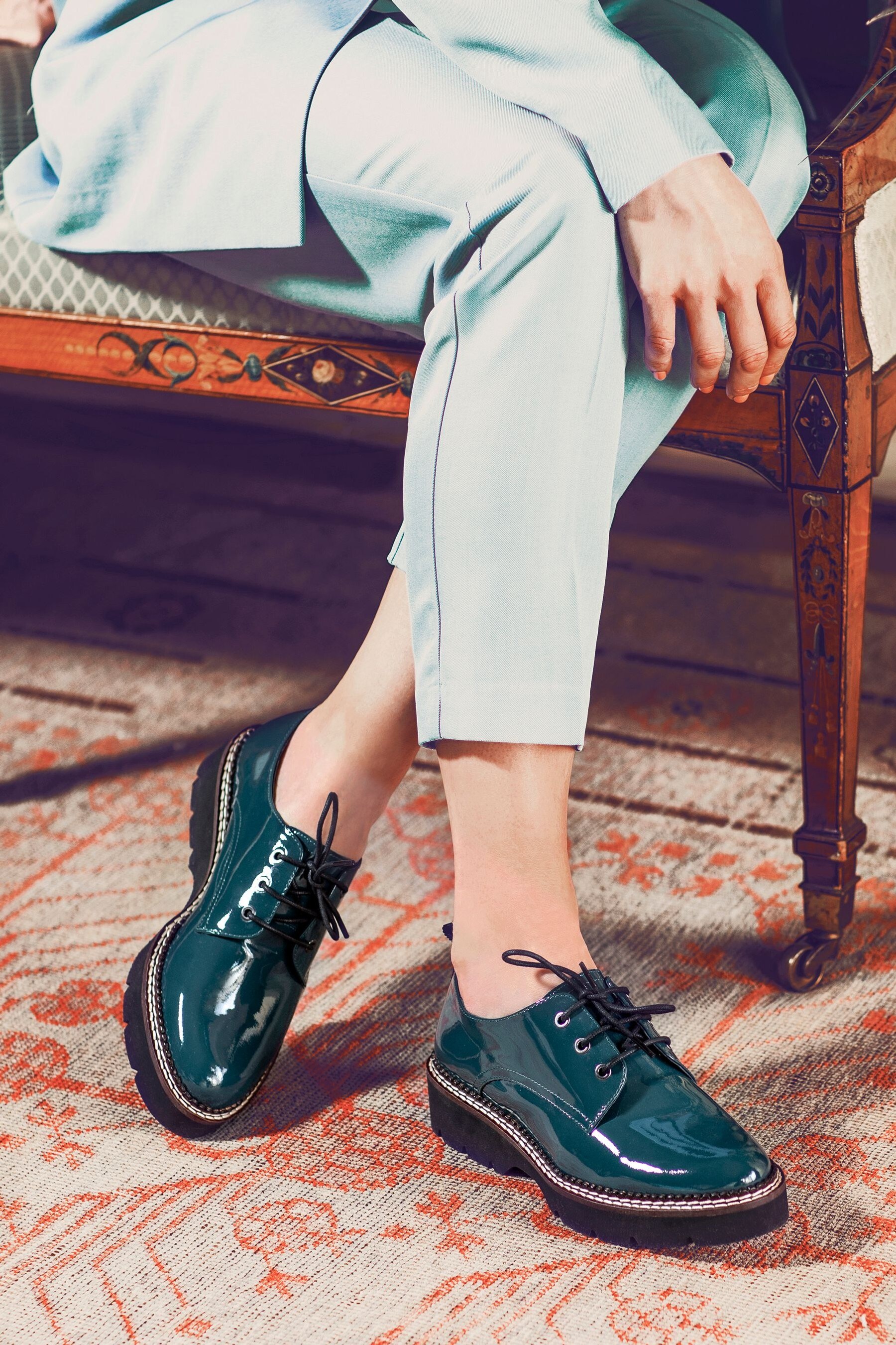 Buy Jones Bootmaker Teal Blue Lavinia 