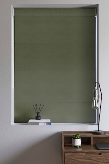 Forest Green Voyage Maison Romeo Made To Measure Roman Blind