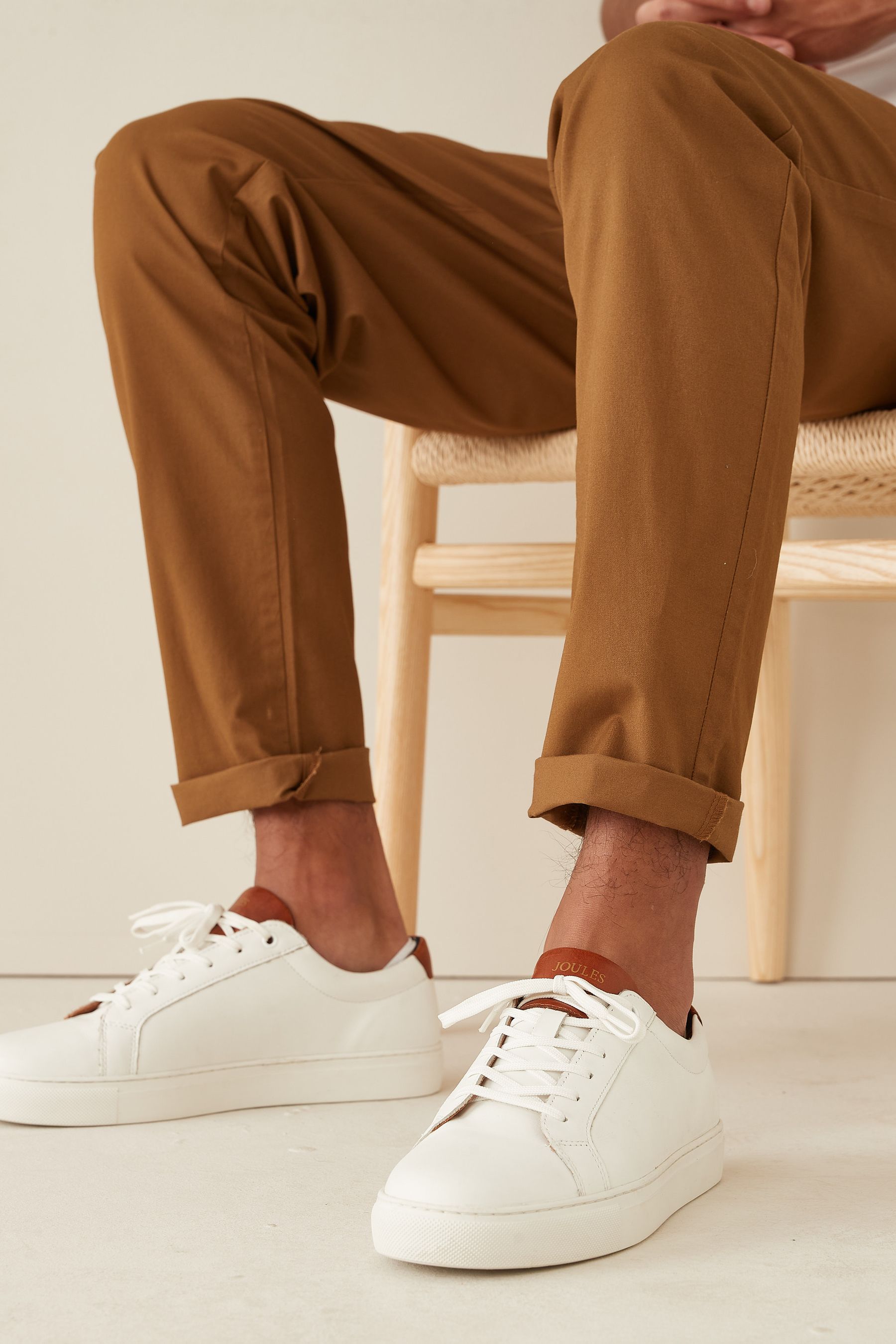 Buy Joules White Leather Trainers from the Next UK online shop