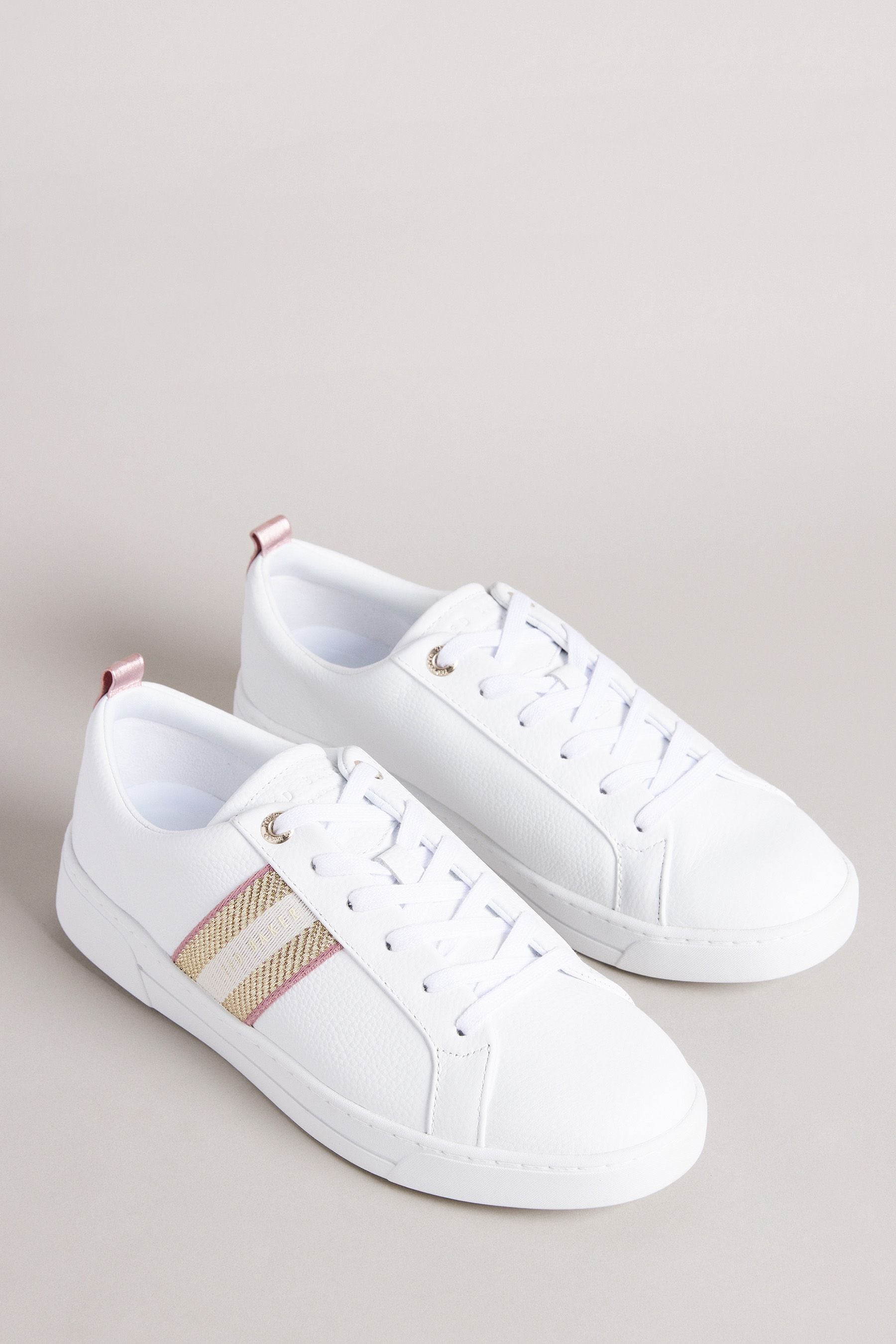 Ted baker shop white trainers womens