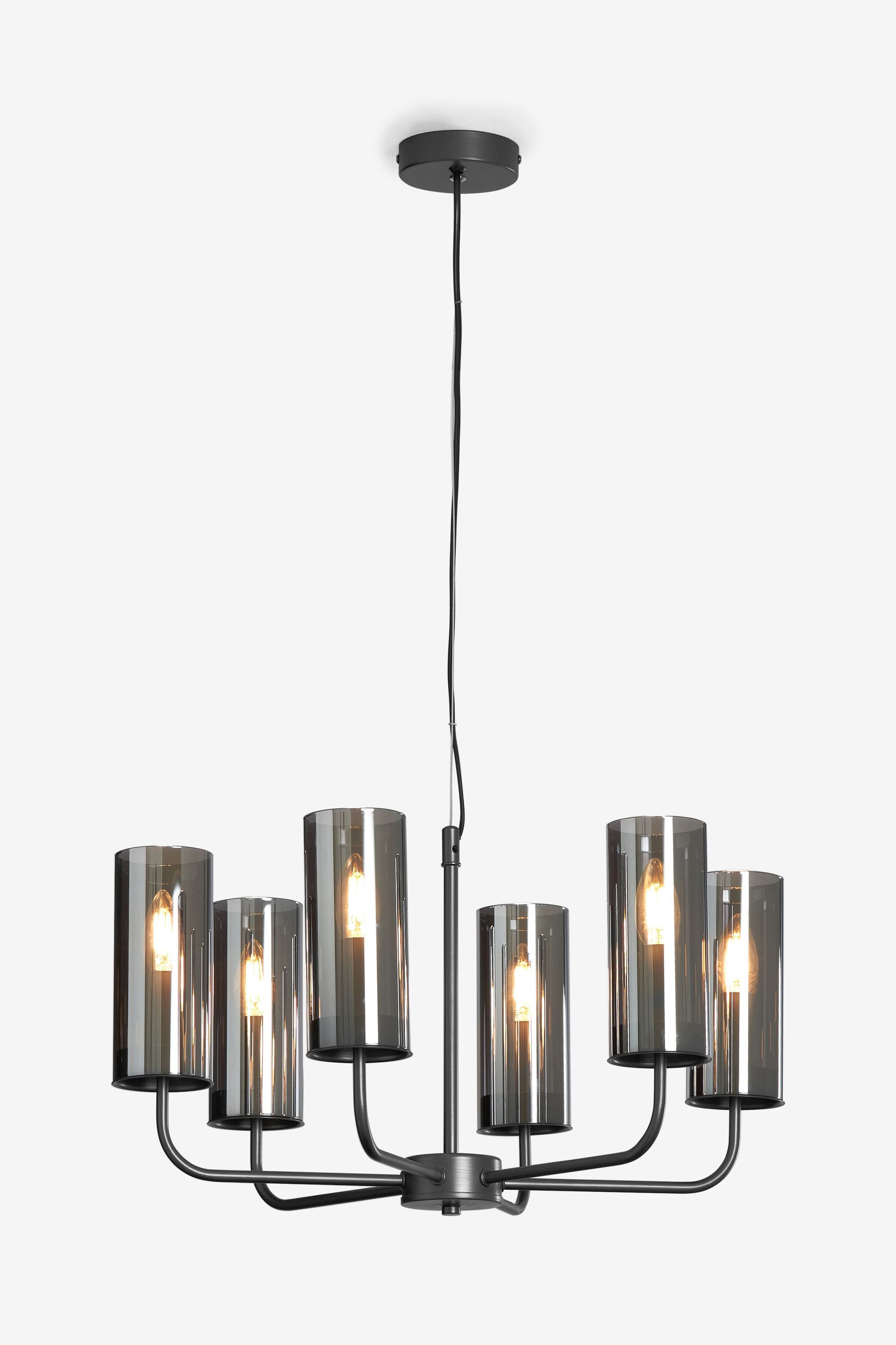Grey chandelier next outlet