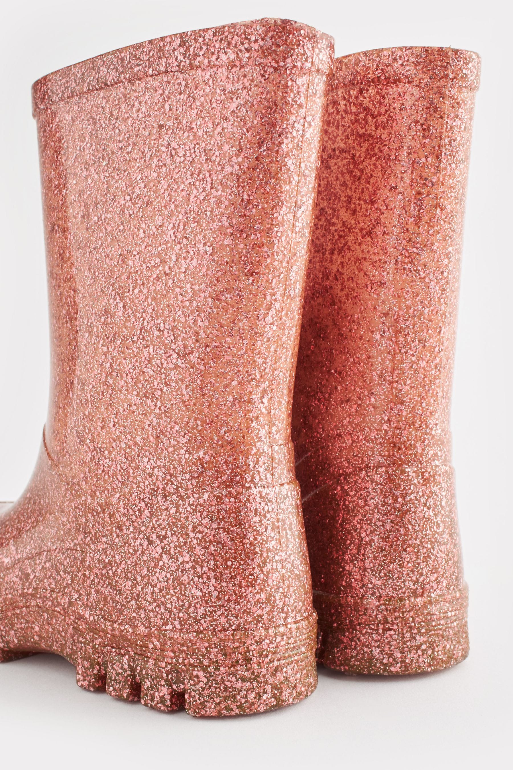 Pink sparkly deals wellies