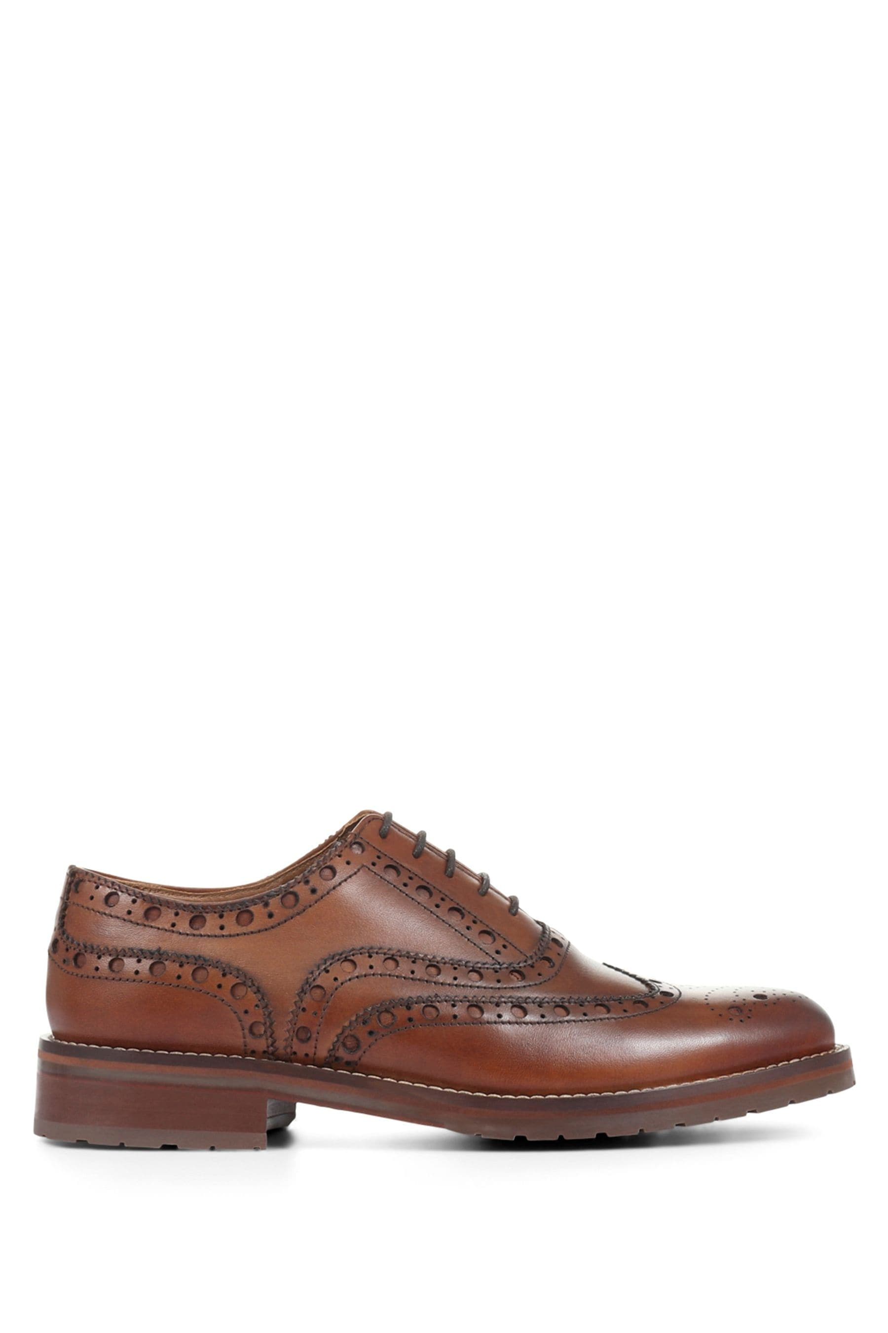 Jones Bootmaker Mens Brown Bertie Oxford Leather Brogues