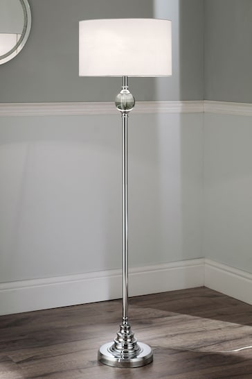 Village At Home Silver Layla Floor Lamp