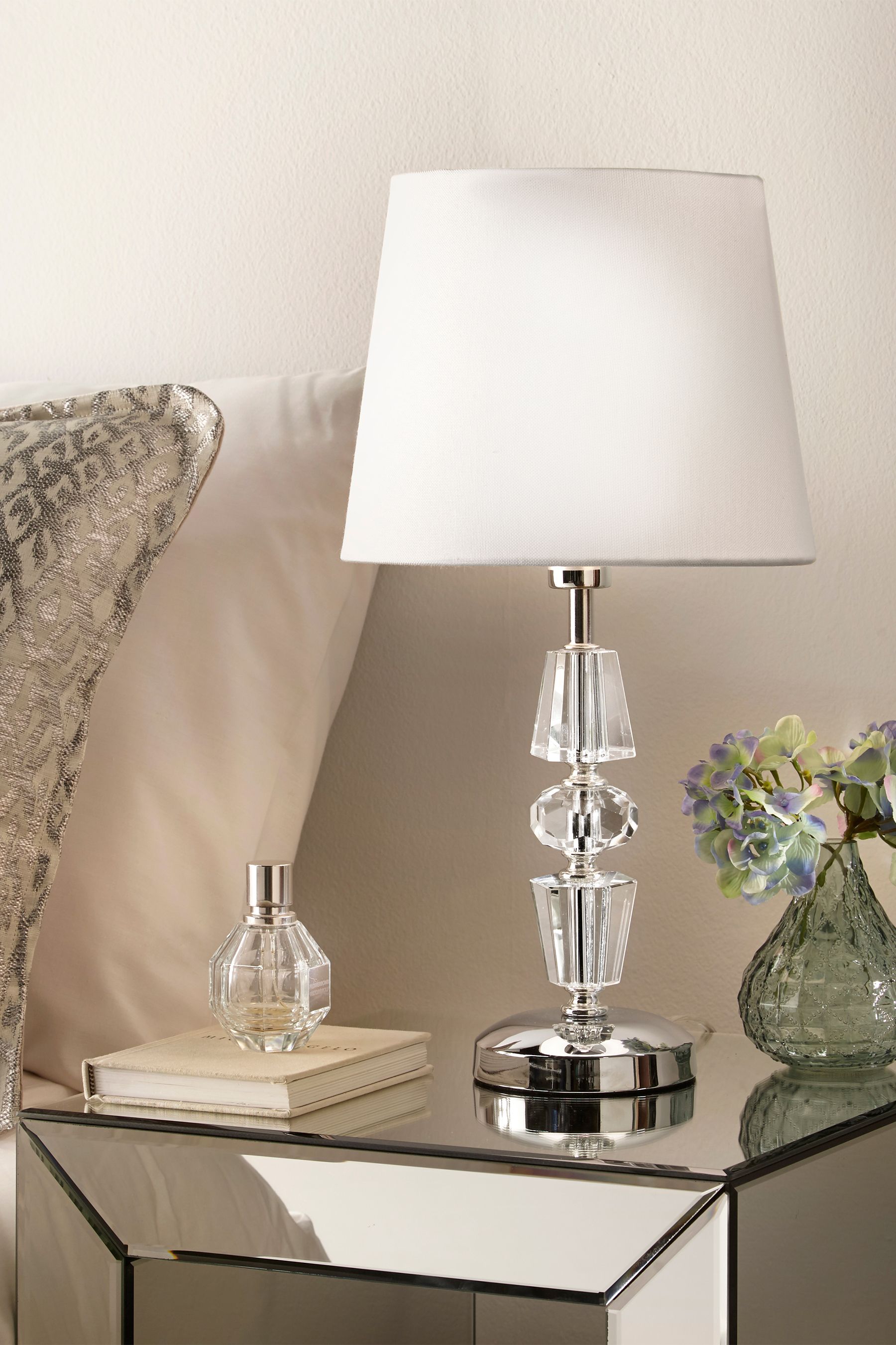 Buy Village At Home Silver James Table Lamp from the Next UK