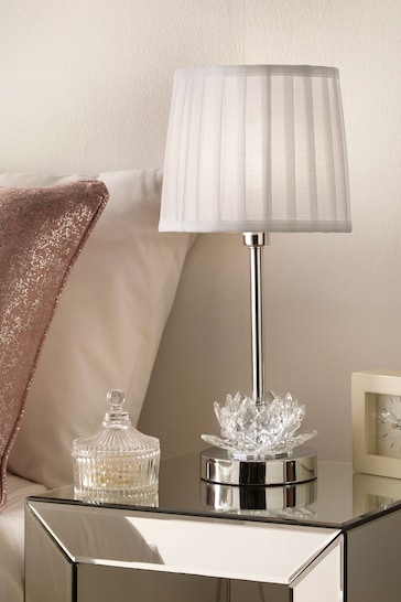 Village At Home Silver Florence Table Lamp
