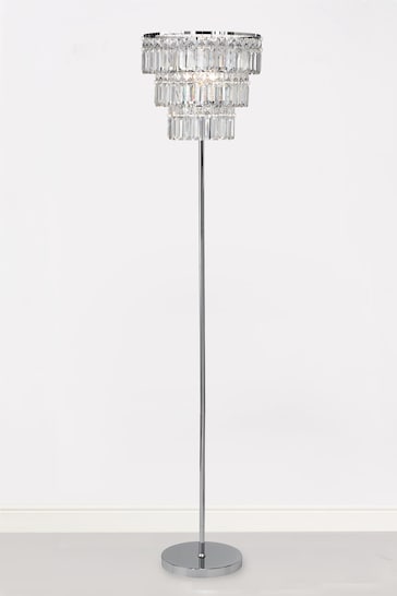 Village At Home Clear Victoria Floor Lamp
