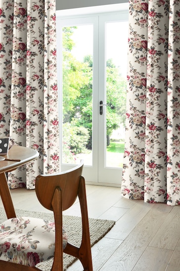 Cath Kidston Cream Garden Rose Made To Measure 100% Cotton Curtains