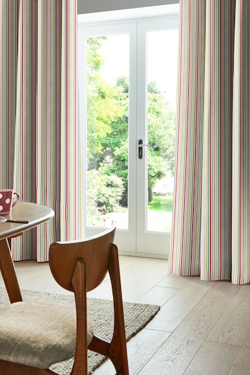 Cath Kidston Cream Mid Stripe Candy Made To Measure Curtains