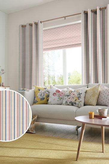 Cath Kidston Cream Mid Stripe Made To Measure Curtains