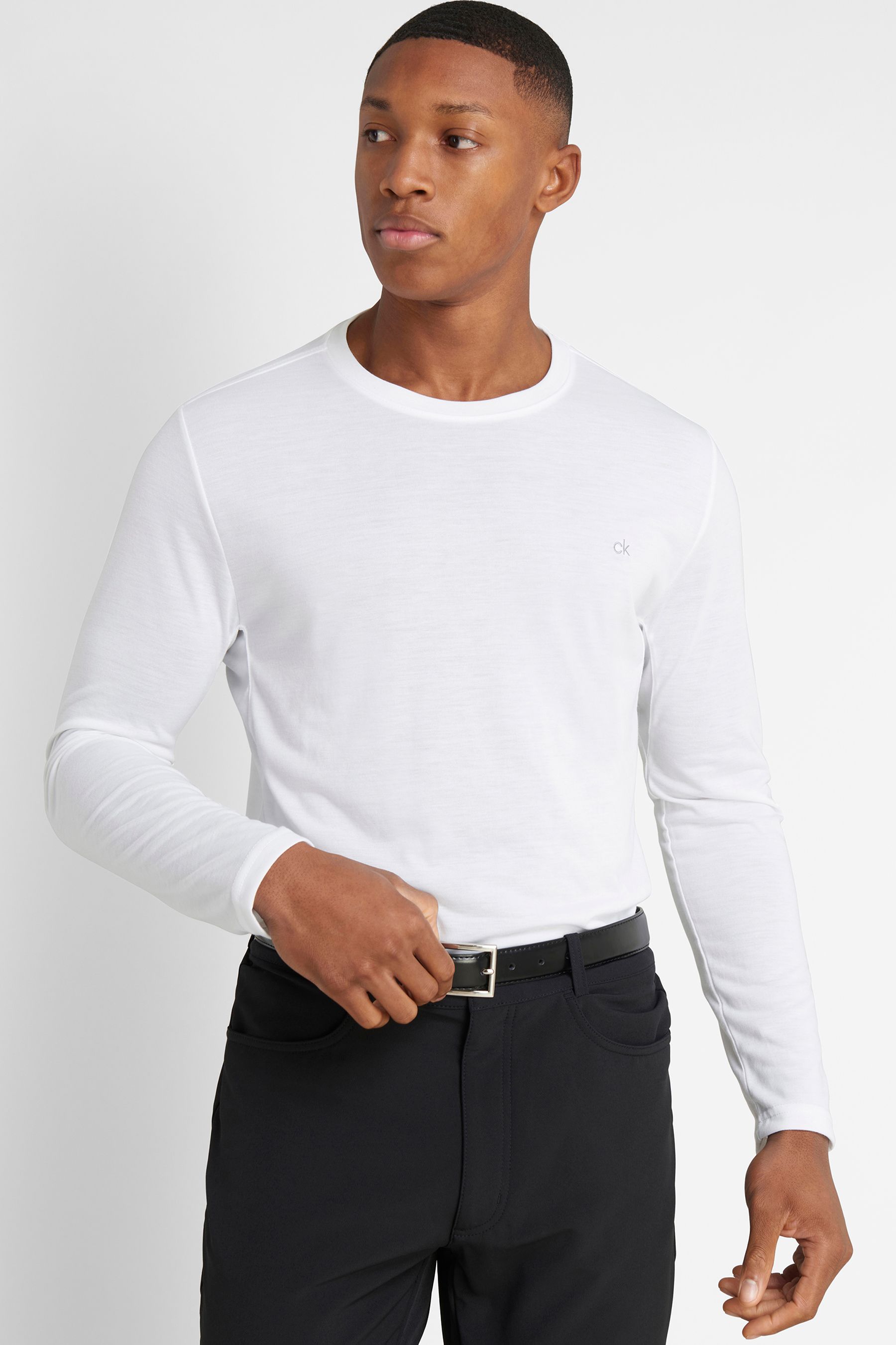 Calvin klein hotsell grey long sleeve