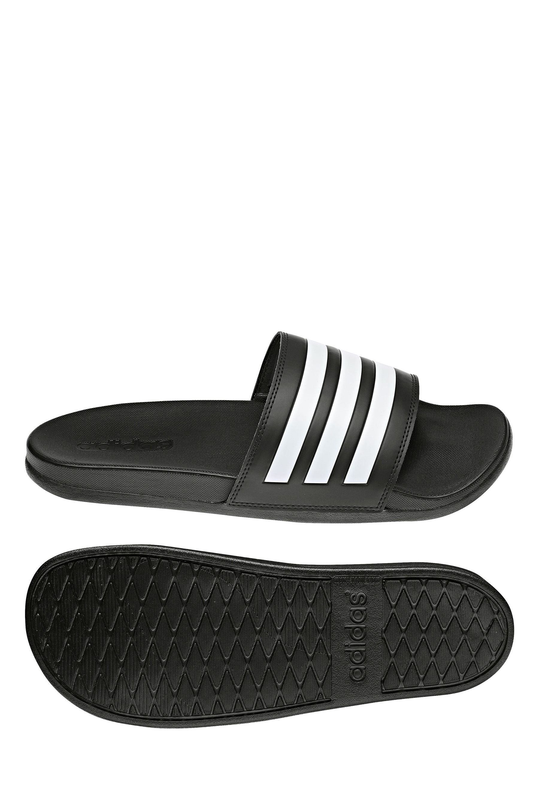 Buy adidas Black chrome Adilette Comfort Slides from the Next UK online shop