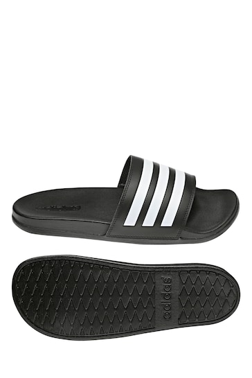 adidas Black Sportswear Adilette Comfort Sandals