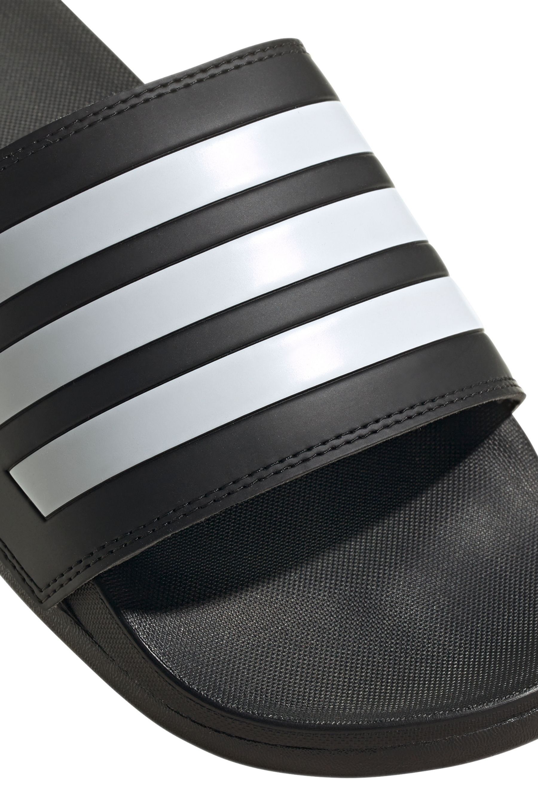 adidas Black Adilette Comfort Slides