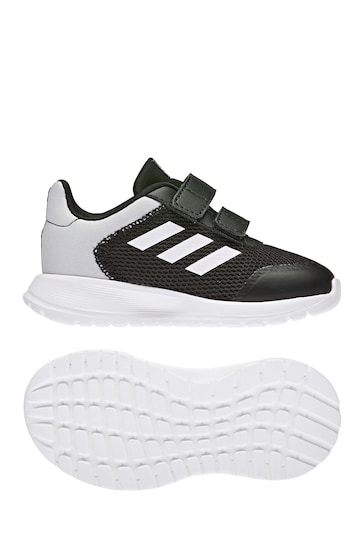 adidas Black/White Infant Sportswear Tensaur Run Trainers